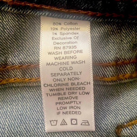 👖SUSAN GRAVER👖STRETCH HIGH-RISE STRAIGHT JEANS 87935 EUC❣️ - Picture 6 of 13